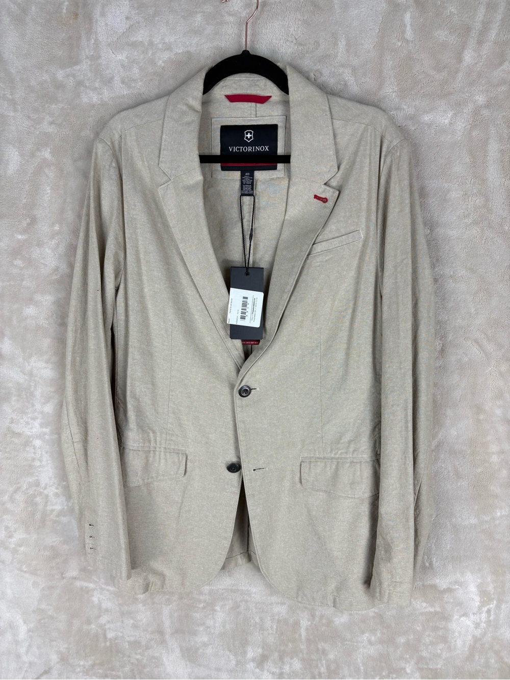 Victorinox Light Beige Sport Coat with Subtle Texture